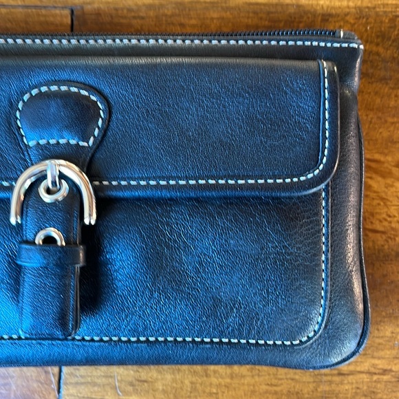 Coach Black Leather Wristlet - Picture 4 of 10